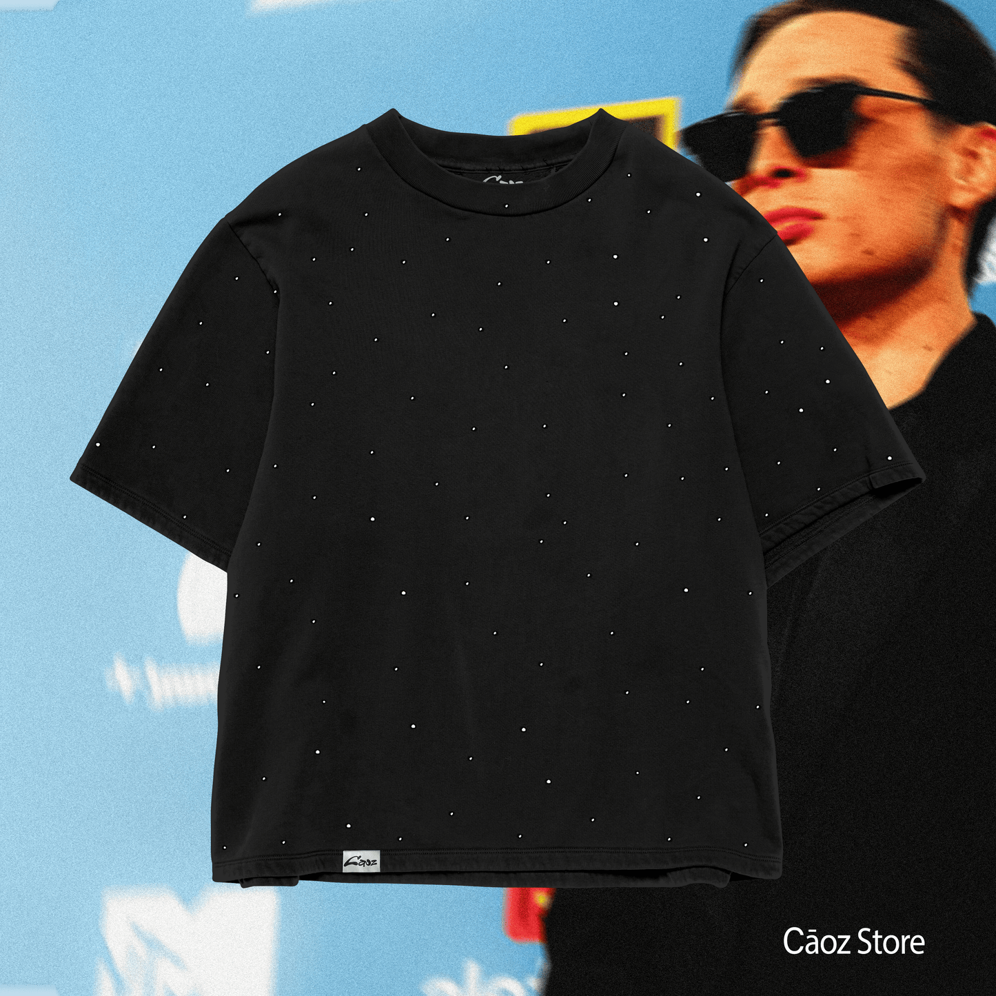 PESO PLUMA DIAMANTES SHIRT OVERSIZE