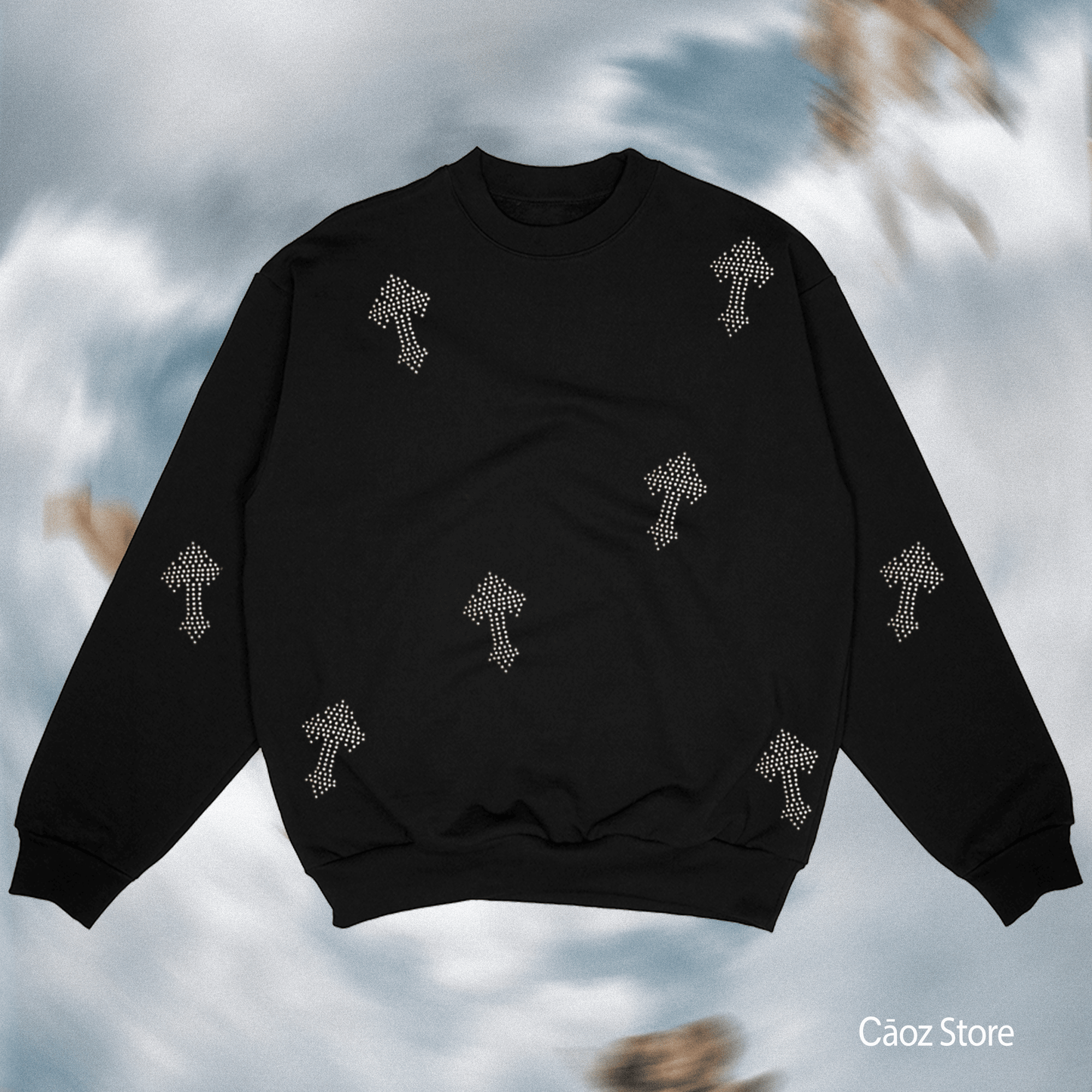 CREWNECK CHROME CRYSTALS