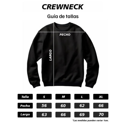 CREWNECK CORRIDOS TUMBADOS