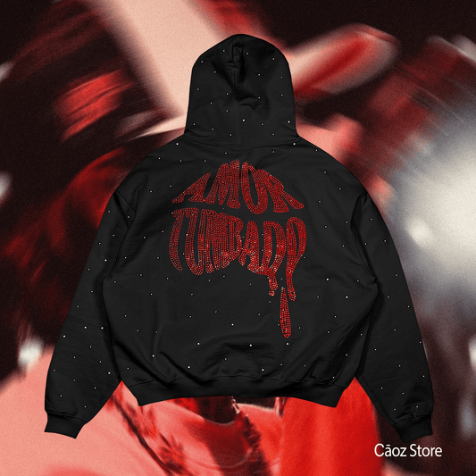 HOODIE AMOR TUMBADO DIAMANTES