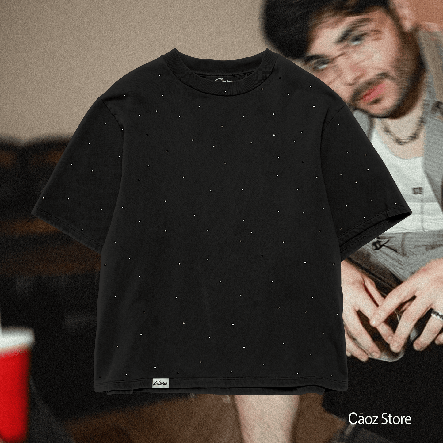 TITO DOBLE P DIAMANTES SHIRT OVERSIZE