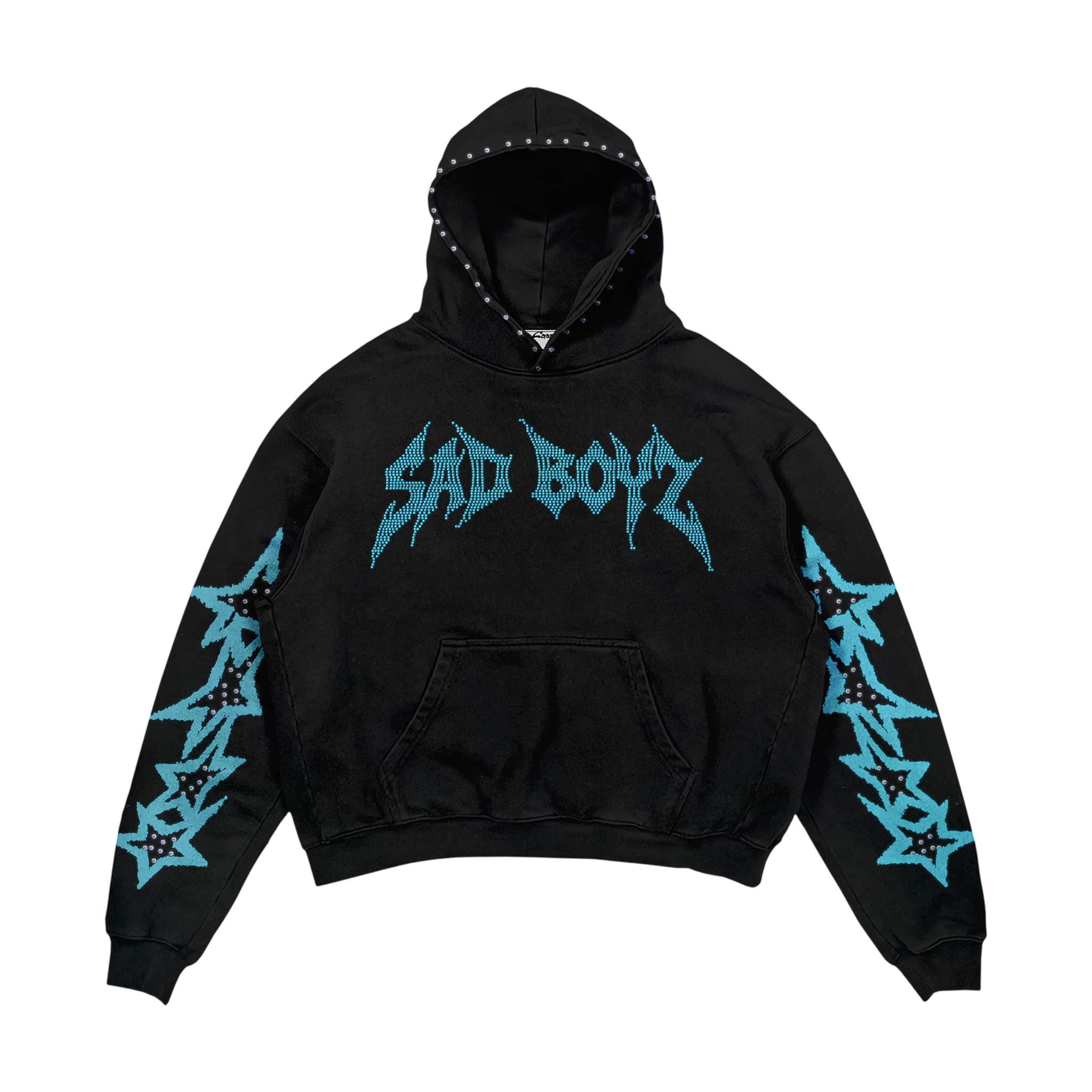 SAD BOYZ AZUL HOODIE OVERSIZE