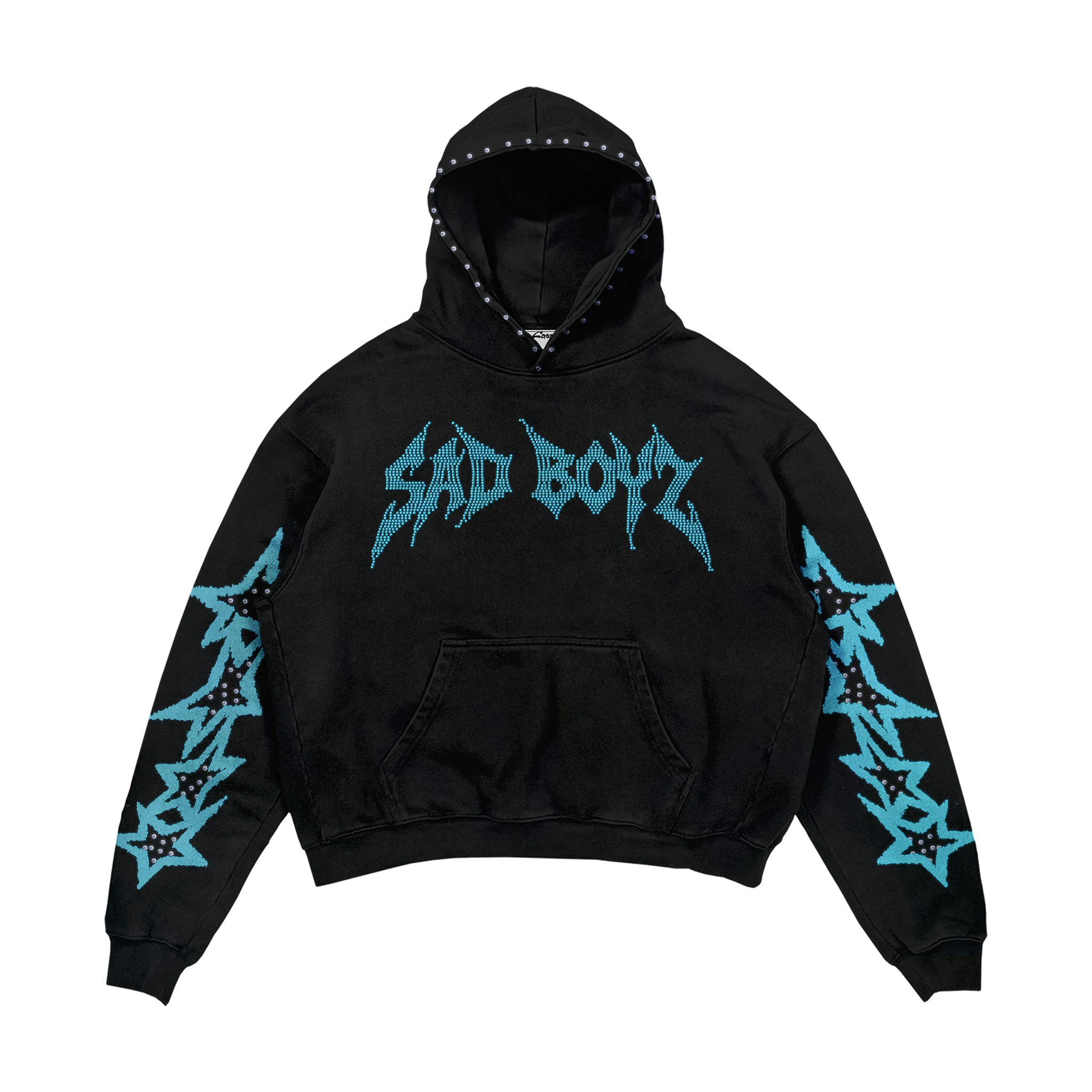 SAD BOYZ AZUL HOODIE OVERSIZE