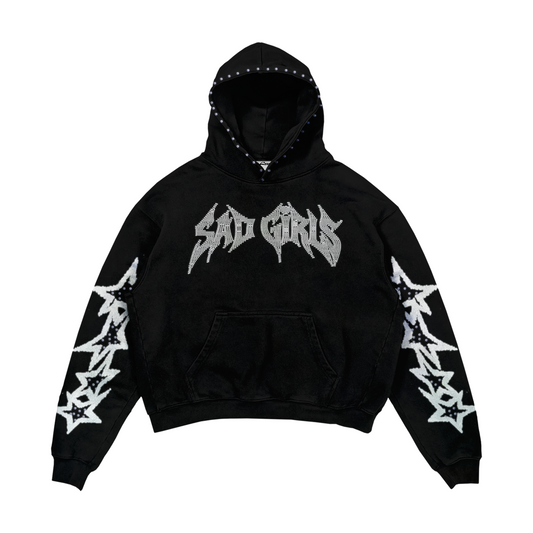 SAD GIRLZ CRYSTALS HOODIE