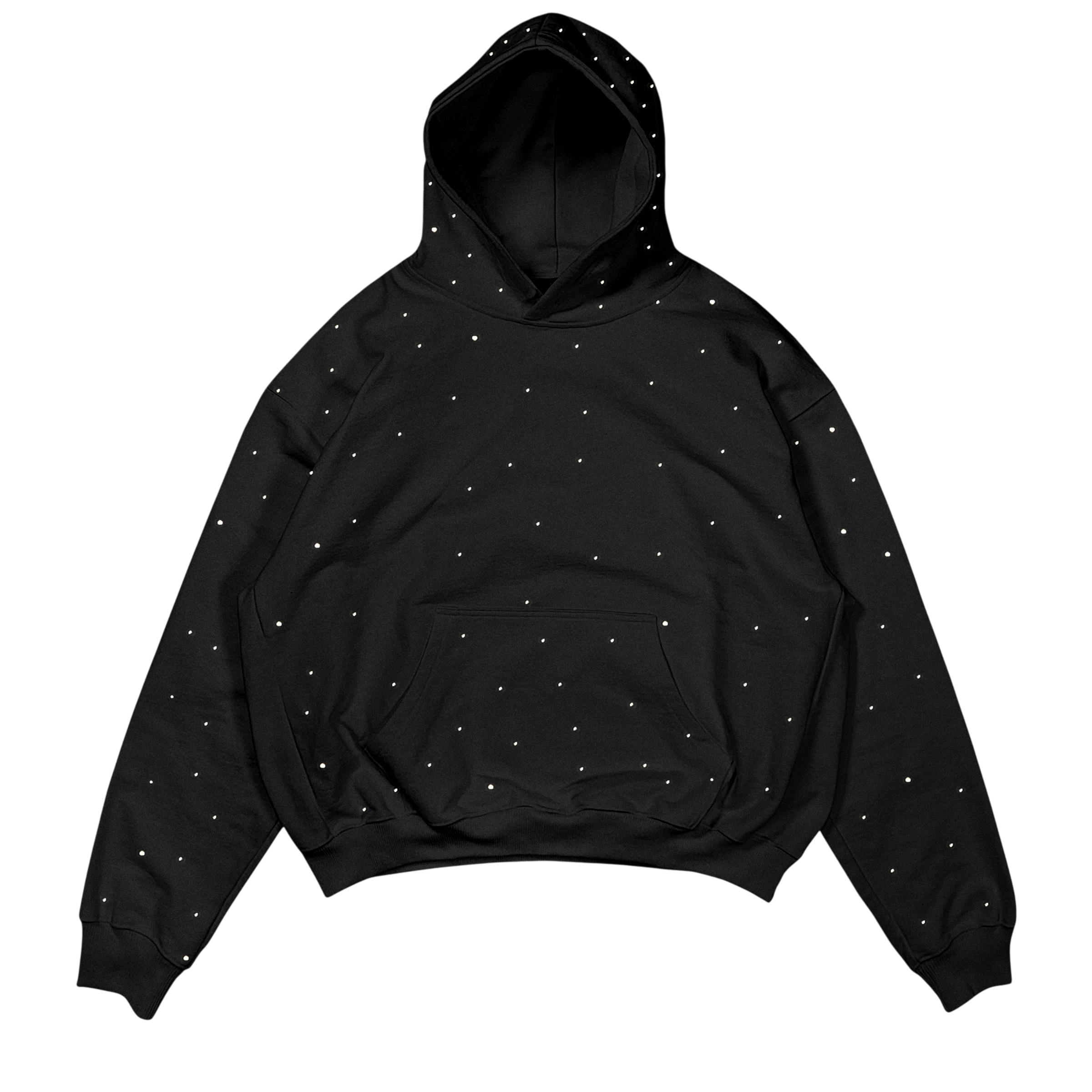 FULL DIAMOND BLACK HOODIE