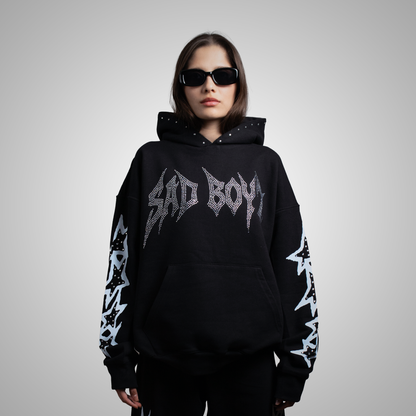 SAD GIRLZ CRYSTALS HOODIE