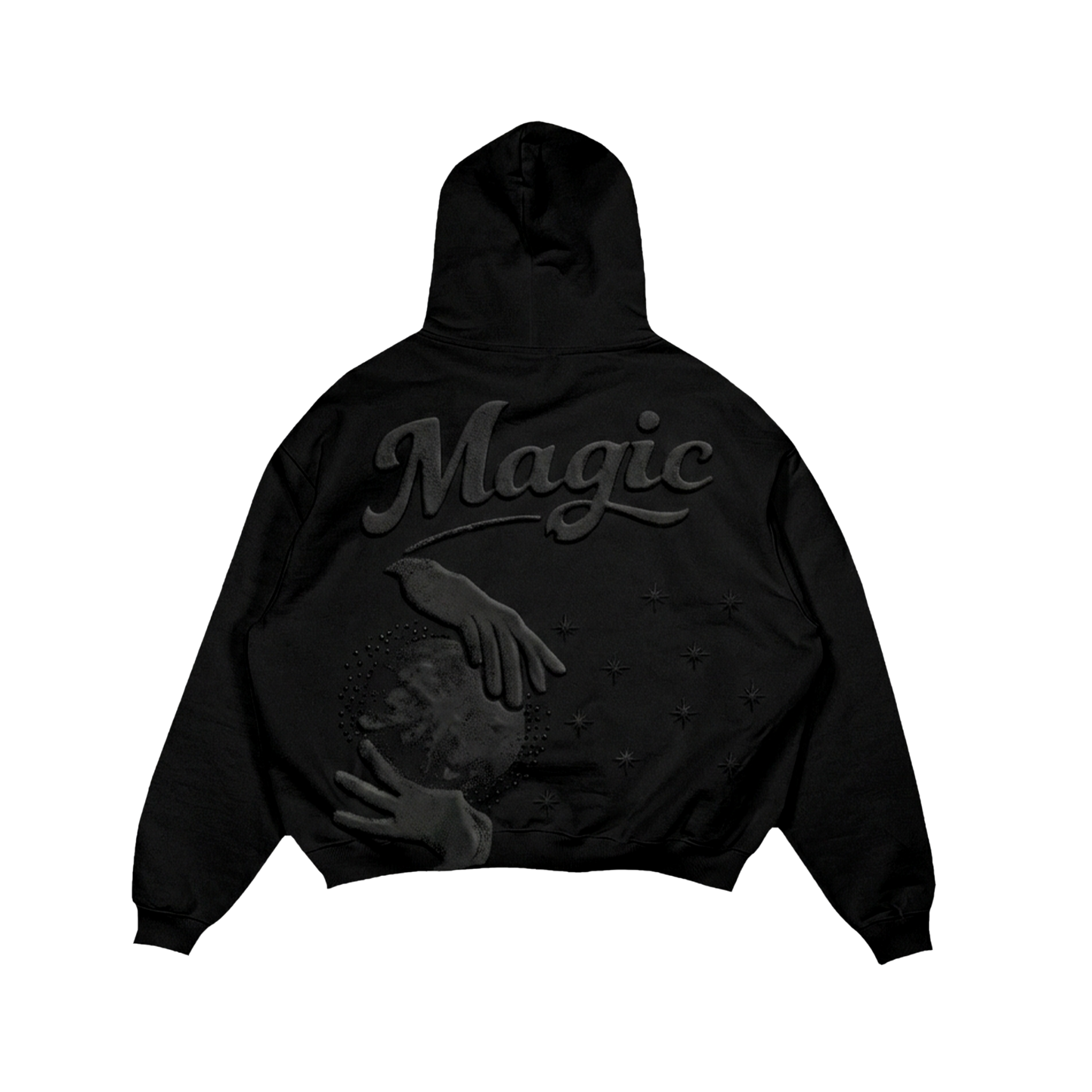 MAGIC TOTAL BLACK HOODIE